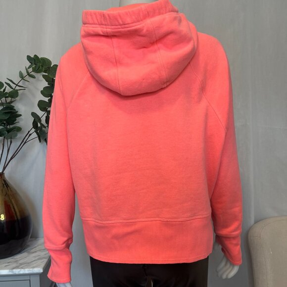 Calvin Klein Performance Hoodie Womens Small Hot Orange Cropped Casual - Picture 4 of 8